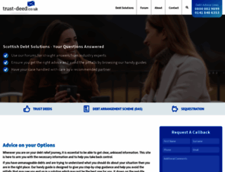 trust-deed.co.uk screenshot