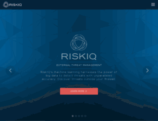 trust.riskiq.com screenshot