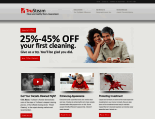trusteamclean.com screenshot