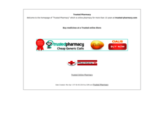 trusted-pharmacy.com screenshot