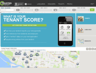 trustedtenant.com screenshot