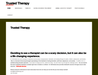trustedtherapy.com screenshot