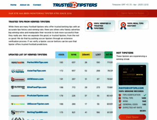 trustedtipsters.com screenshot