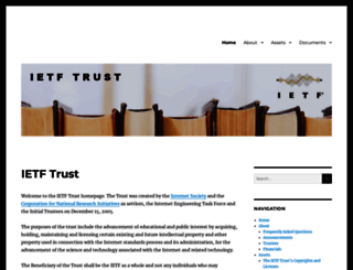 trustee.ietf.org screenshot