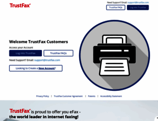 trustfax.com screenshot