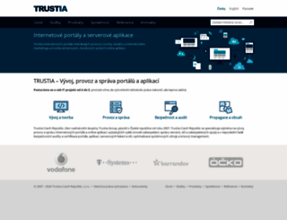trustia.cz screenshot