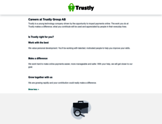 trustly-group-ab.workable.com screenshot