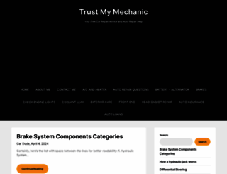 trustmymechanic.com screenshot