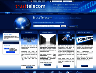 trusttelecom.fr screenshot