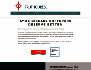 truthcures.org screenshot