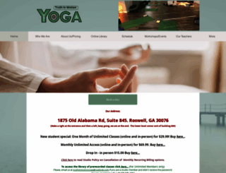 truthinmotionyoga.com screenshot