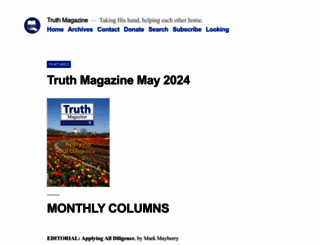 truthmagazine.com screenshot