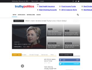 truthypolitics.com screenshot