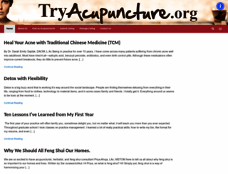 tryacupuncture.org screenshot