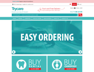 trycare.co.uk screenshot