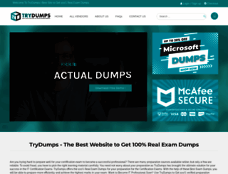 trydumps.com screenshot