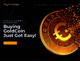 trygoldcoin.com screenshot
