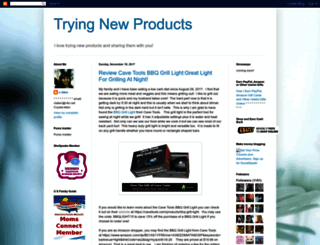 tryingnewproducts.blogspot.com screenshot