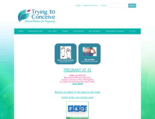 tryingtoconceive.com screenshot