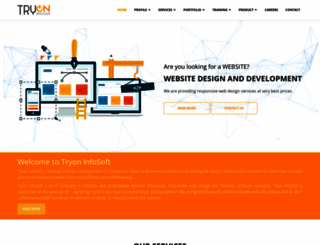 tryoninfosoft.com screenshot