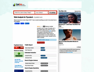 tryootech.com.cutestat.com screenshot