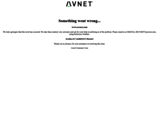 ts.avnet.com screenshot