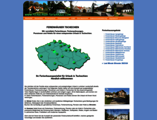 tschechien-ferienhaus.com screenshot