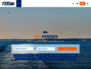 tsf-ferries.com screenshot