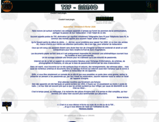tsf-radio.org screenshot