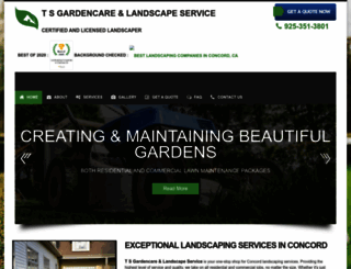 tsgardencareandlandscaping.com screenshot