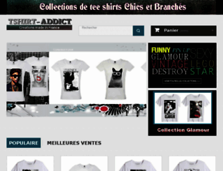 tshirt-addict.com screenshot