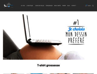 tshirt-grossesse.com screenshot