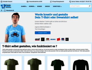 tshirt-selber-gestalten.de screenshot