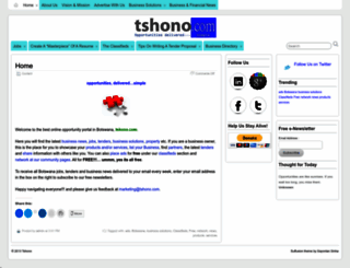 tshono.com screenshot