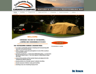 tsitsikamma-caravanpark.co.za screenshot