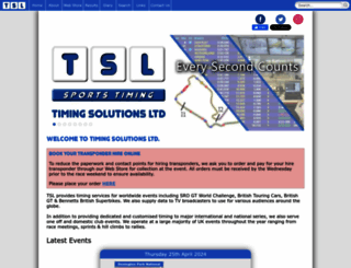tsl-timing.com screenshot