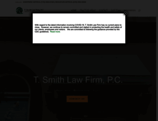 tsmithlawfirm.com screenshot