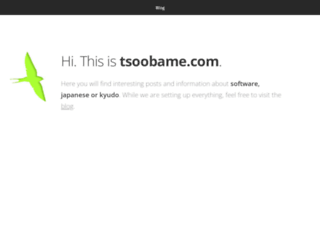 tsoobame.com screenshot