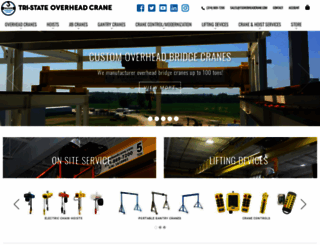 tsoverheadcrane.com screenshot