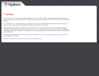 tsplines.com screenshot