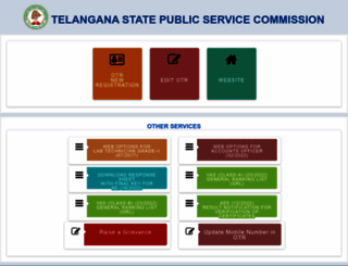 tspsc.gov.in screenshot