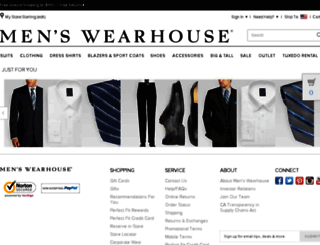 tst.menswearhouse.com screenshot