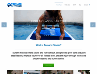 tsunami-fitness.com screenshot
