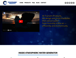 tsunamiproducts.com screenshot