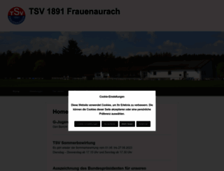 tsvfrauenaurach.de screenshot