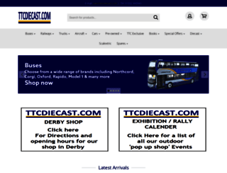 ttcdiecast.com screenshot