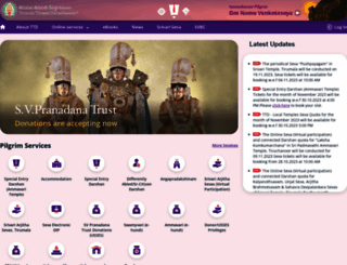 ttdsevaonline.com screenshot
