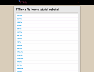 ttfile.com screenshot