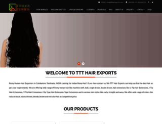 ttthairexports.com screenshot