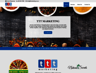 tttmarketing.co.za screenshot